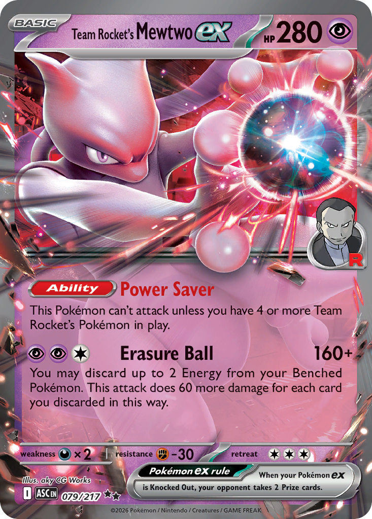 Team Rocket's Mewtwo ex - Ascended Heroes #79