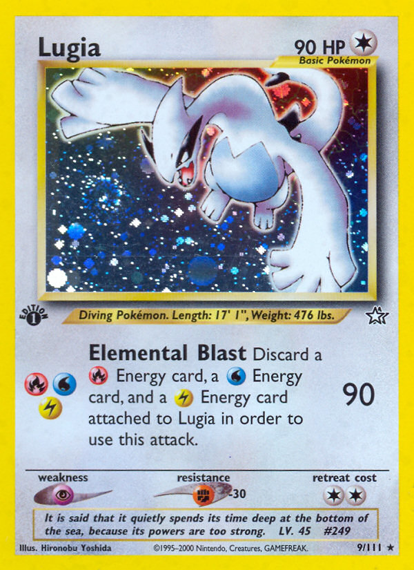 Lugia Holographique – Neo Genesis 1ère Édition
